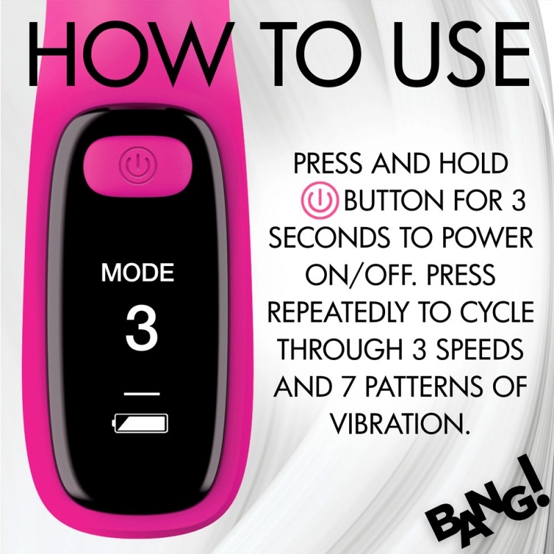 Pink Rabbit Vibrator Classic with Mode Display