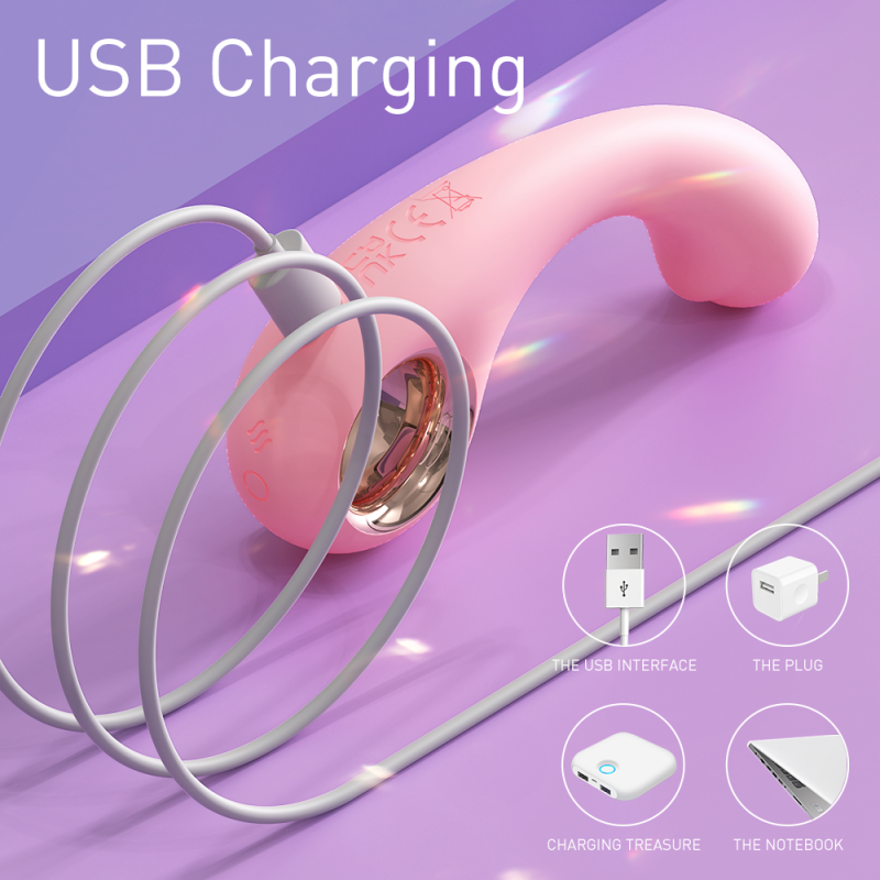 S-Hande C-Spot & G-Spot Vibrator with Handle Ring for Couples5