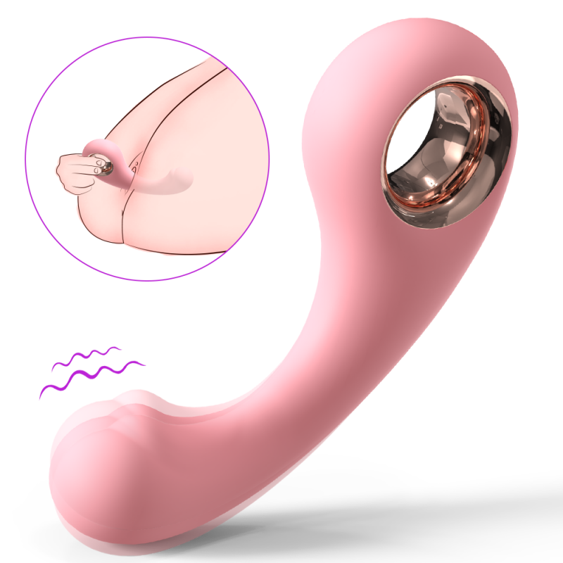 S-Hande C-Spot & G-Spot Vibrator with Handle Ring for Couples