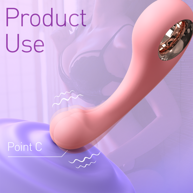 S-Hande C-Spot & G-Spot Vibrator with Handle Ring for Couples4