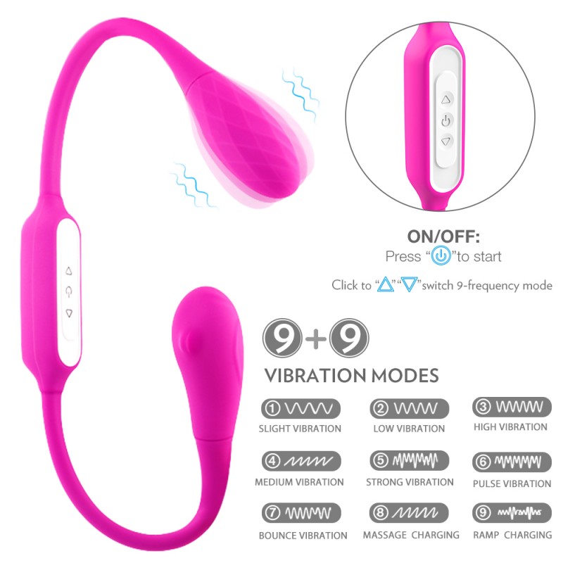 S-Hande Double Ended G-Spot Vibrator Anal Plug4