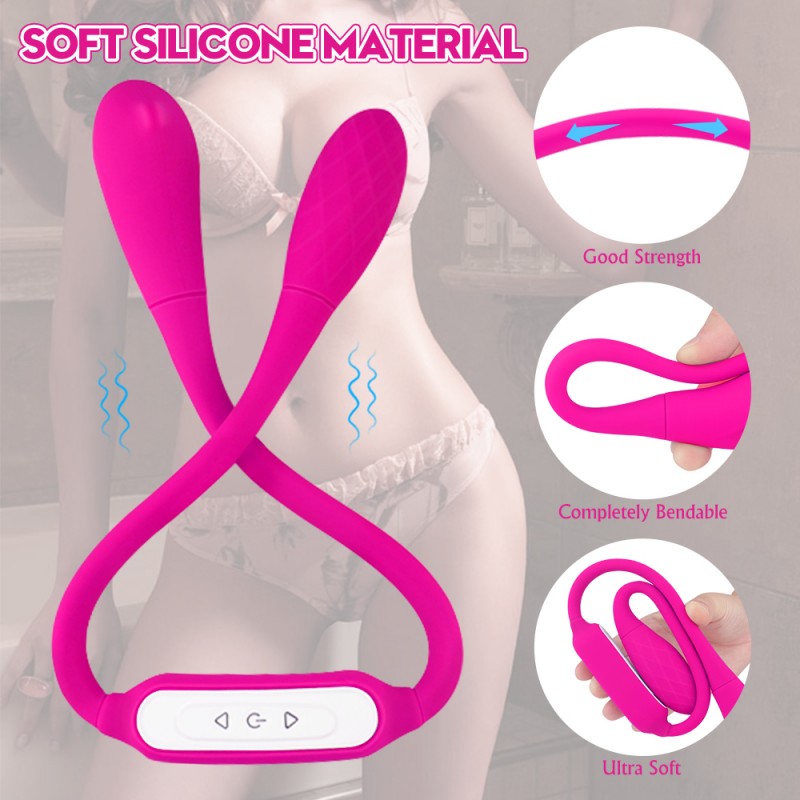 S-Hande Double Ended G-Spot Vibrator Anal Plug