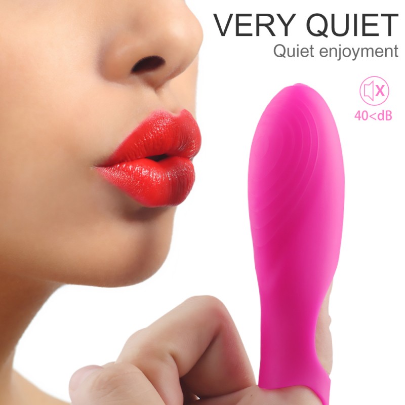 S-Hande Vibrating Finger G-Spot Clitoral Vibrator with Bullet1