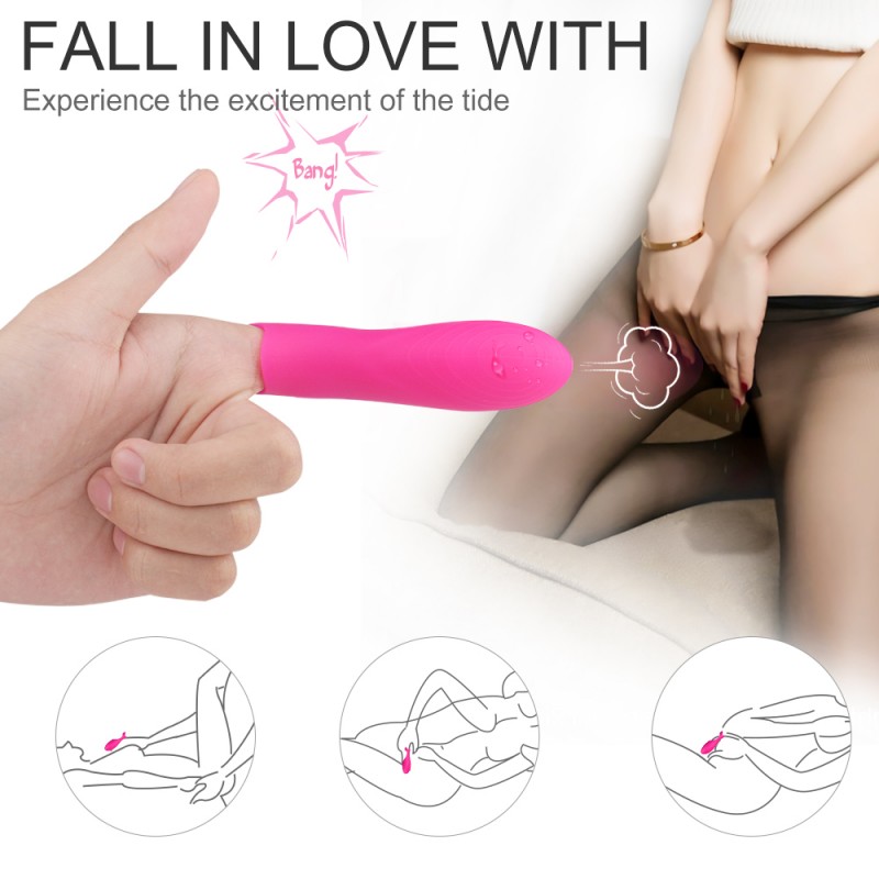 S-Hande Vibrating Finger G-Spot Clitoral Vibrator with Bullet