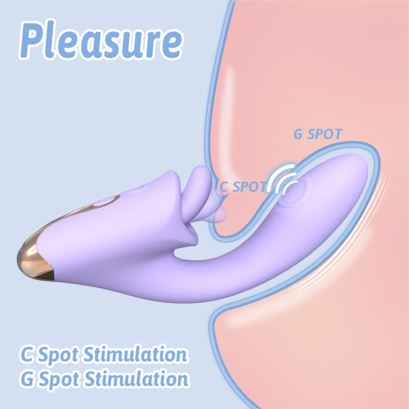 S-Hande G-Spot Flapping Vibrator Tongue Licking Clit Stimulator4