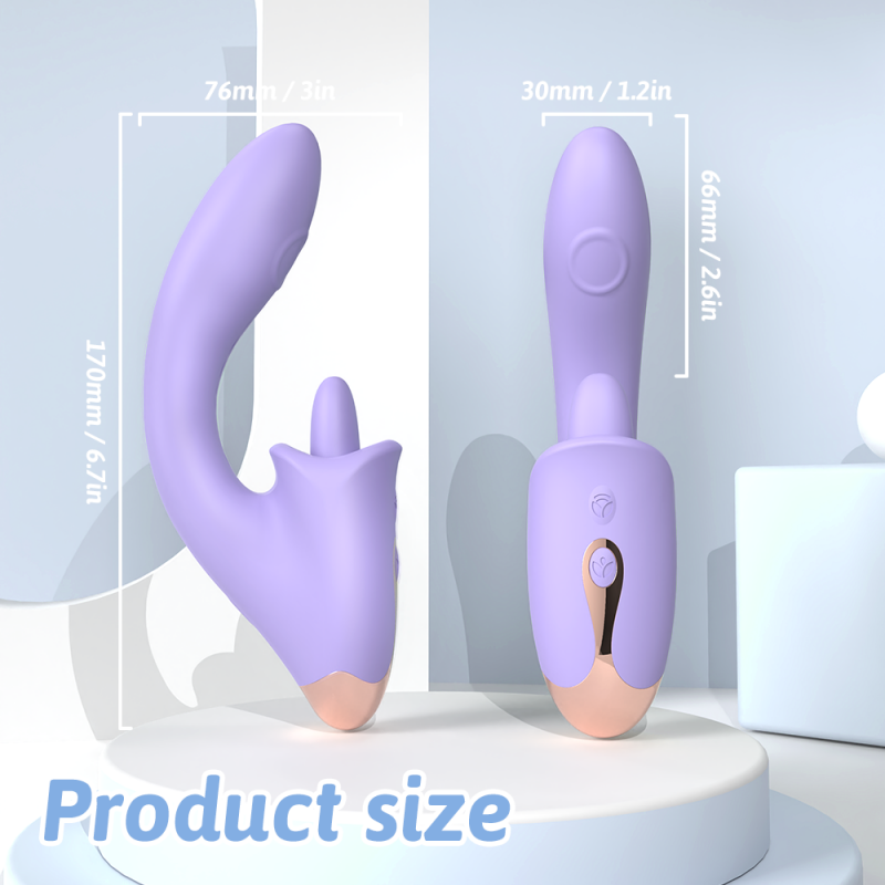 S-Hande G-Spot Flapping Vibrator Tongue Licking Clit Stimulator3