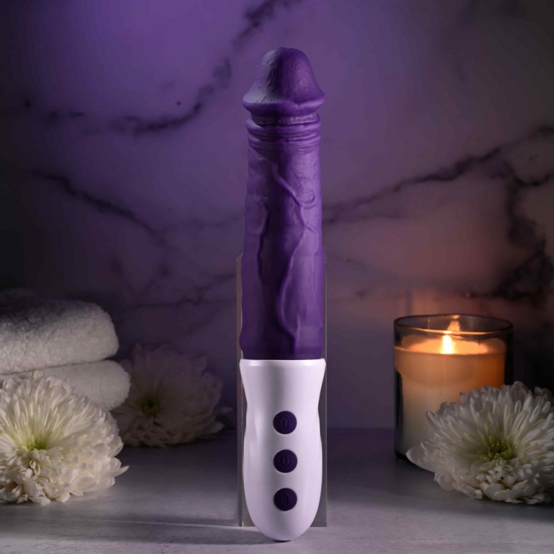 Plum Thrust 11.4 Inch Thrusting Vibrator Dildo6