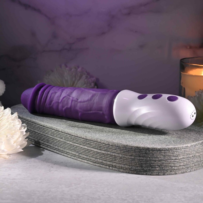 Plum Thrust 11.4 Inch Thrusting Vibrator Dildo5