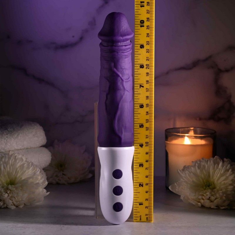 Plum Thrust 11.4 Inch Thrusting Vibrator Dildo3