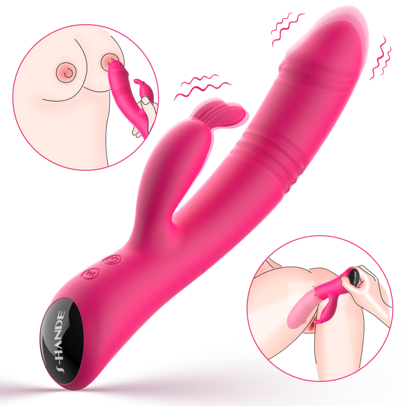 S-Hande Thrusting Rabbit Vibrator G-Spot & A-Spot Stimulator