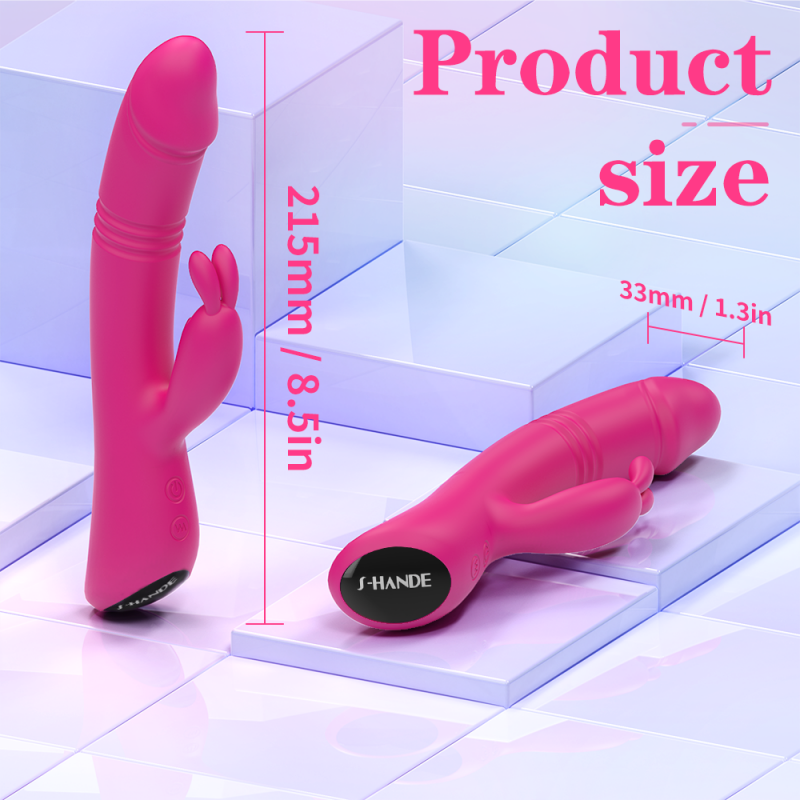 S-Hande Thrusting Rabbit Vibrator G-Spot & A-Spot Stimulator2