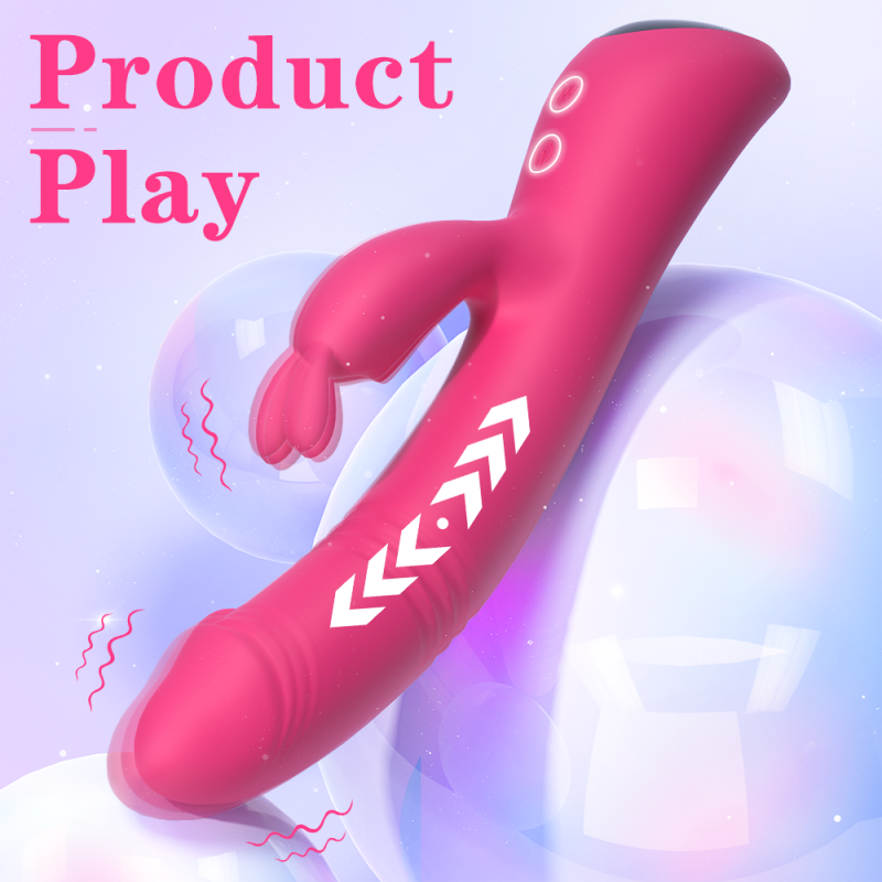 S-Hande Thrusting Rabbit Vibrator G-Spot & A-Spot Stimulator1