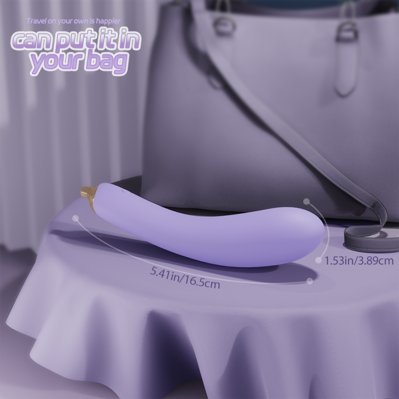 S-Hande G-Spot Vibrator Waterproof Eggplant DildoS-Hande G-Spot Vibrator Waterproof Eggplant Dildo