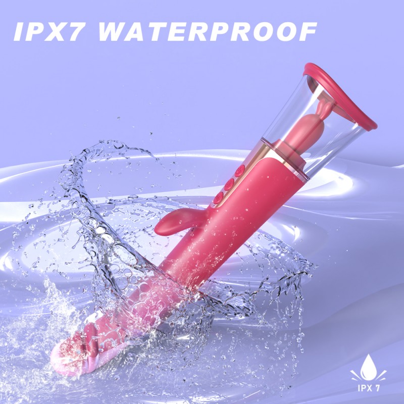 S-Hande Tongue Licking Dildo Vibrator Vaginal Stimulator