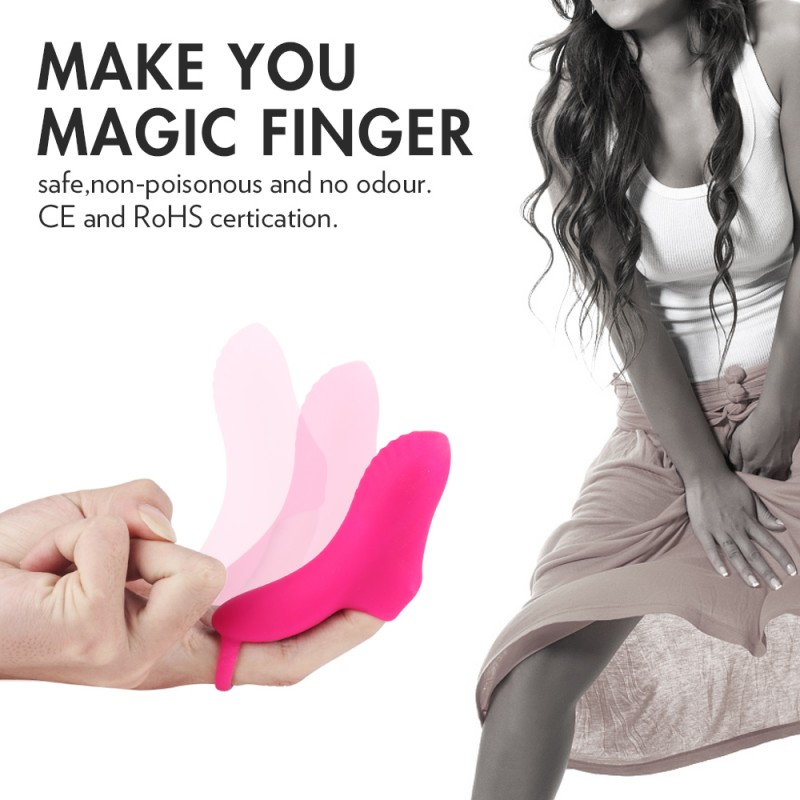 Mini Finger Vibrator G Spot Finger Sleeve Vibrator For Female