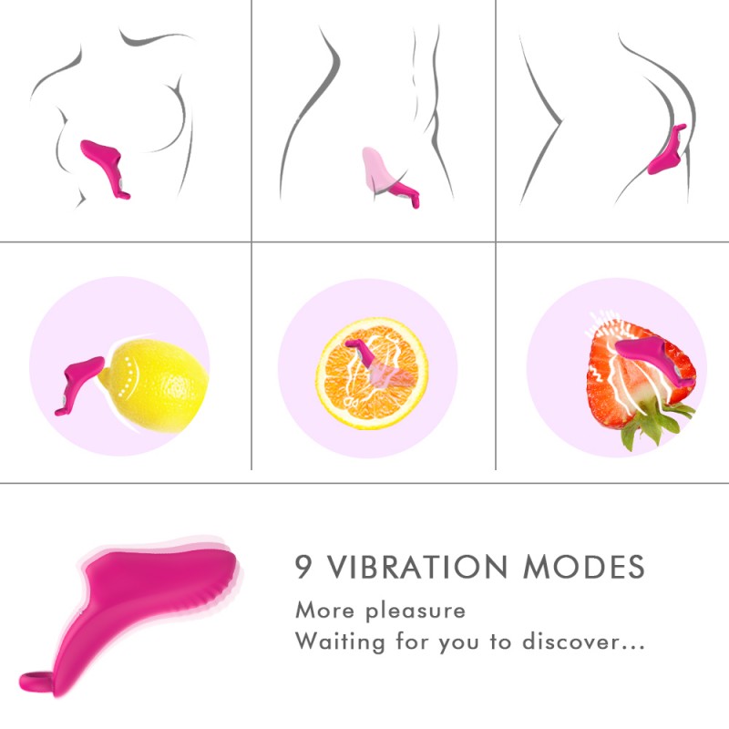 Mini Finger Vibrator G Spot Finger Sleeve Vibrator For Female