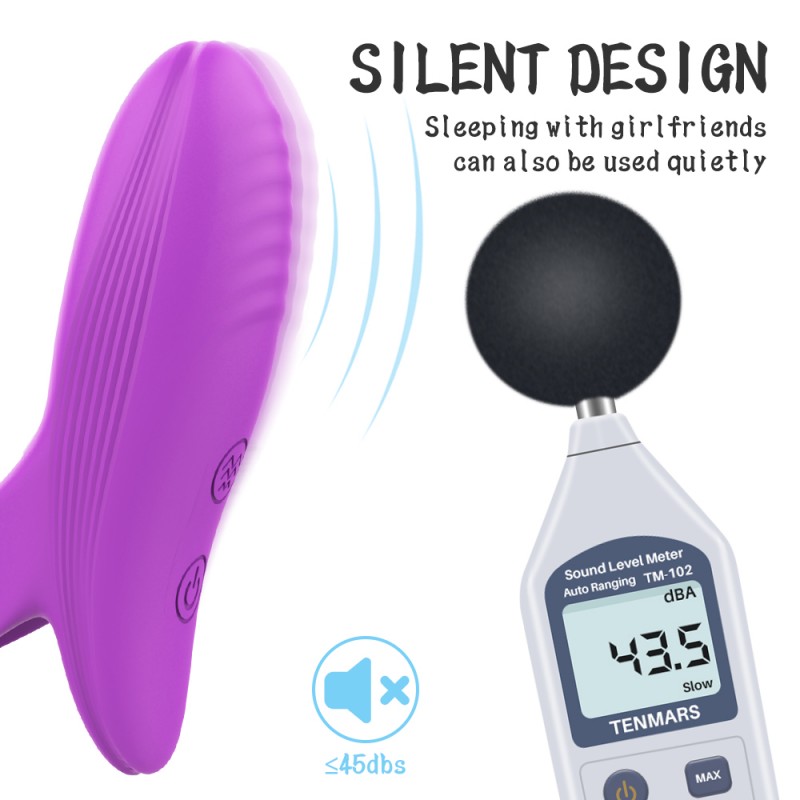 Finger Vibrator G-spot Stimulation Silicone Multi-Vibration Mode