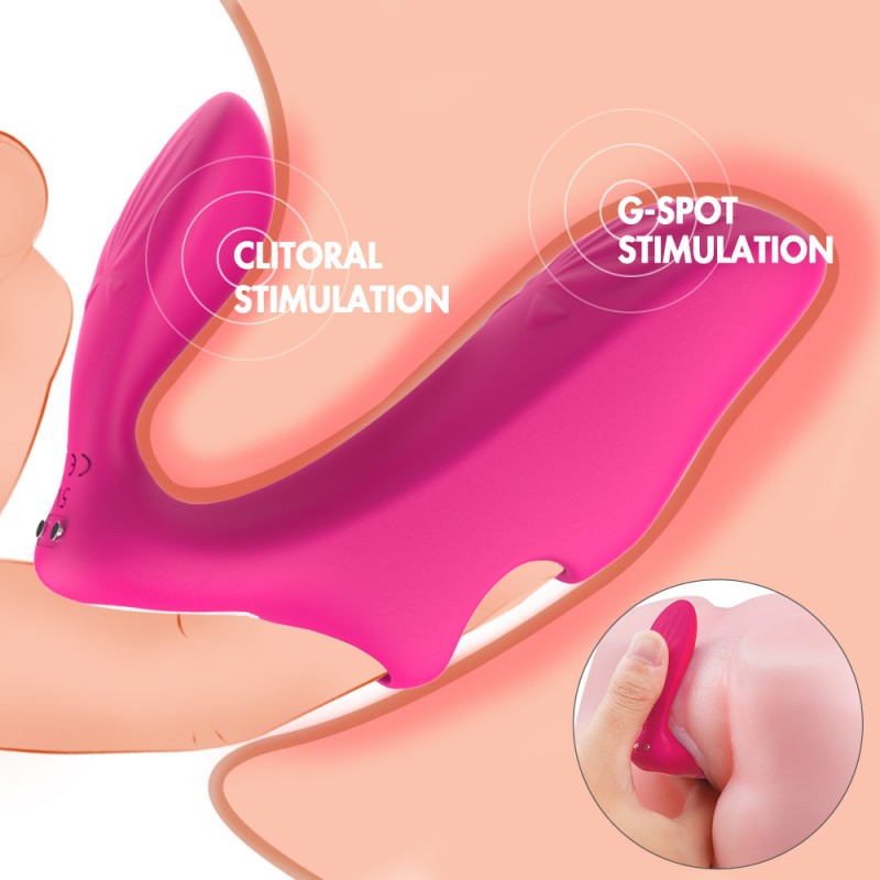 Silicone Vibrating Finger G Spot Clitoral Finger Vibrator For Women