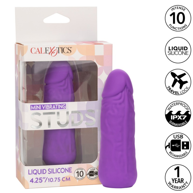 CalExotics Mini Vibrating Studs Dildo2