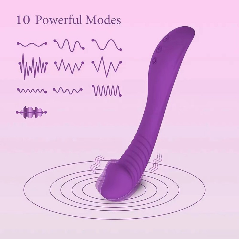 Automatic Thrusting Realistic Dildo G-Spot Vibrator