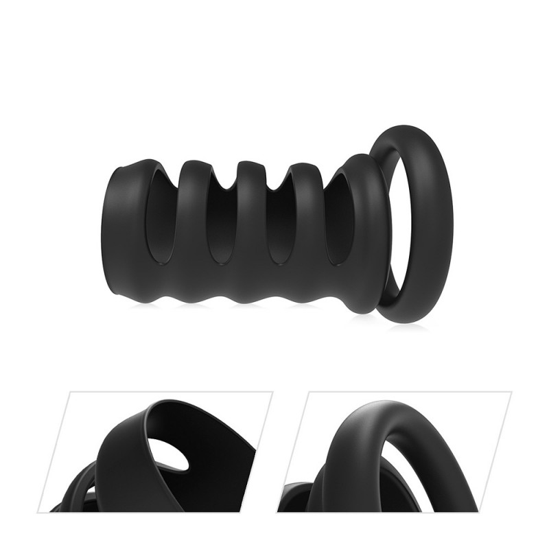 Silicone Cock Ring Ball Stretcher for Longer Harder Stronger Erections