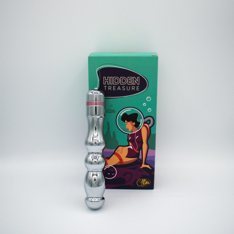 Hidden Treasure Metal G-Spot Vibrator Anal Beads5