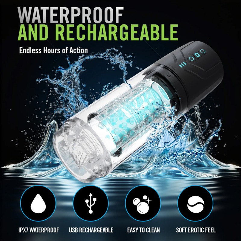 Blush M for Men Whirlwind Pro Stroker Automatic Masturbator