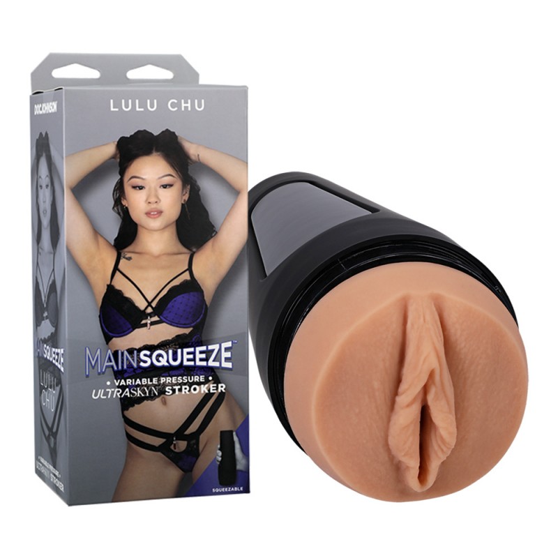 Main Squeeze Lulu Chu Realistic Pussy Stroker with Case4