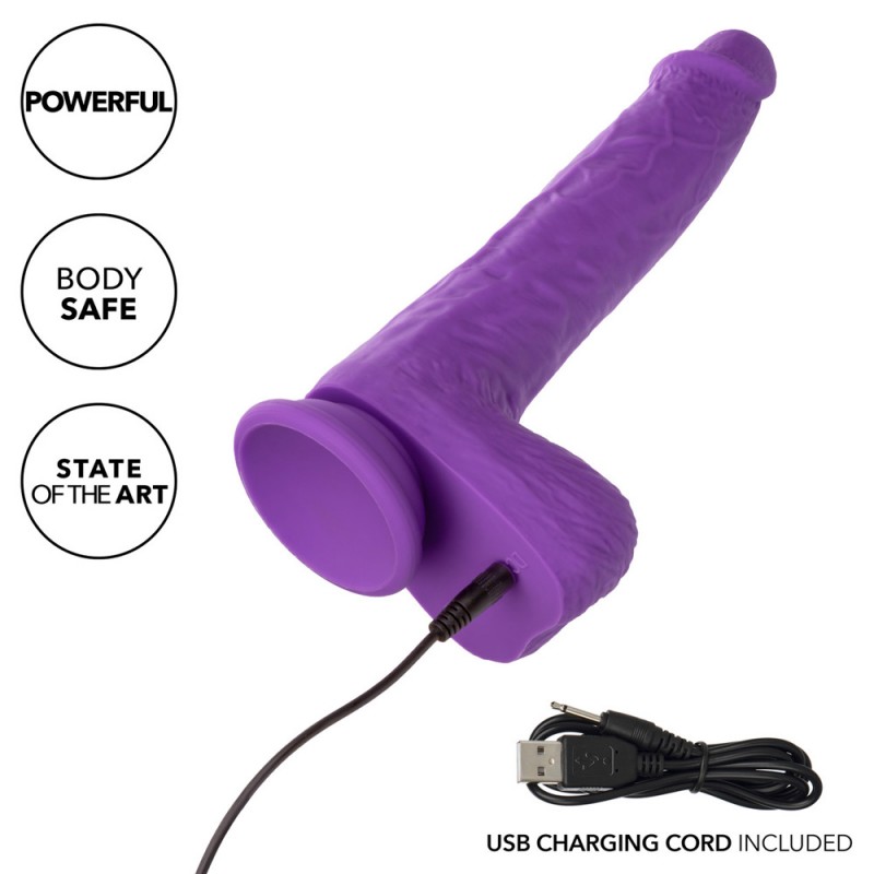 CalExotics Silicone Studs Gyrating & Thrusting Vibrator