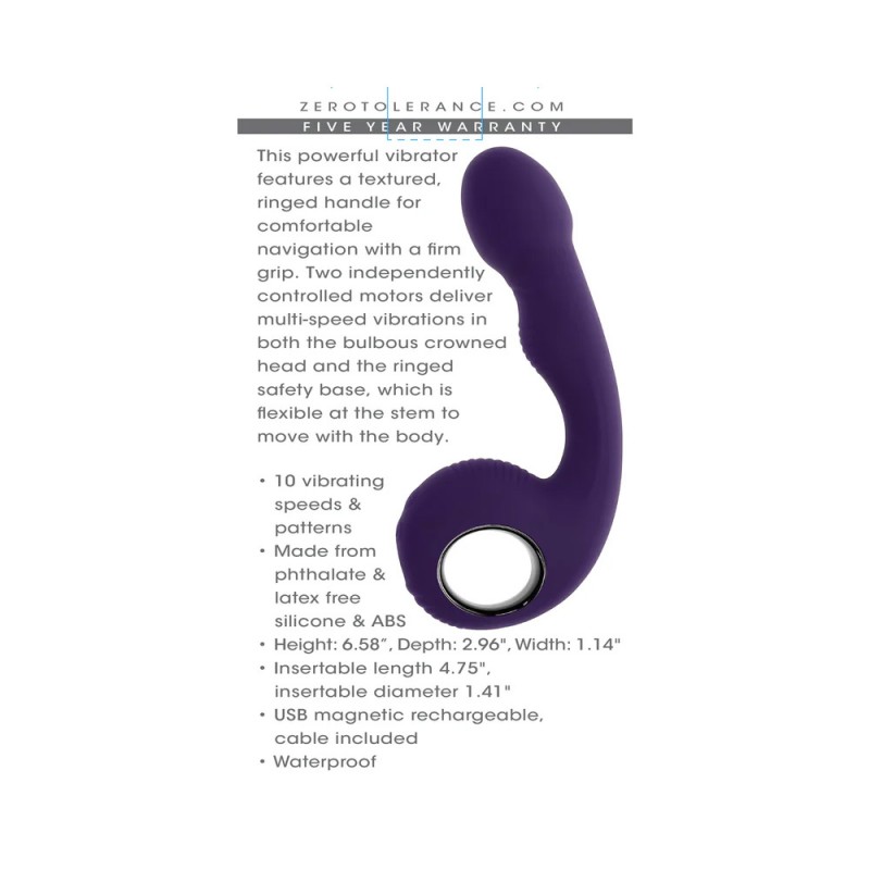 Zero Tolerance Rip Curl G-Spot Vibrator with Dual Motor4