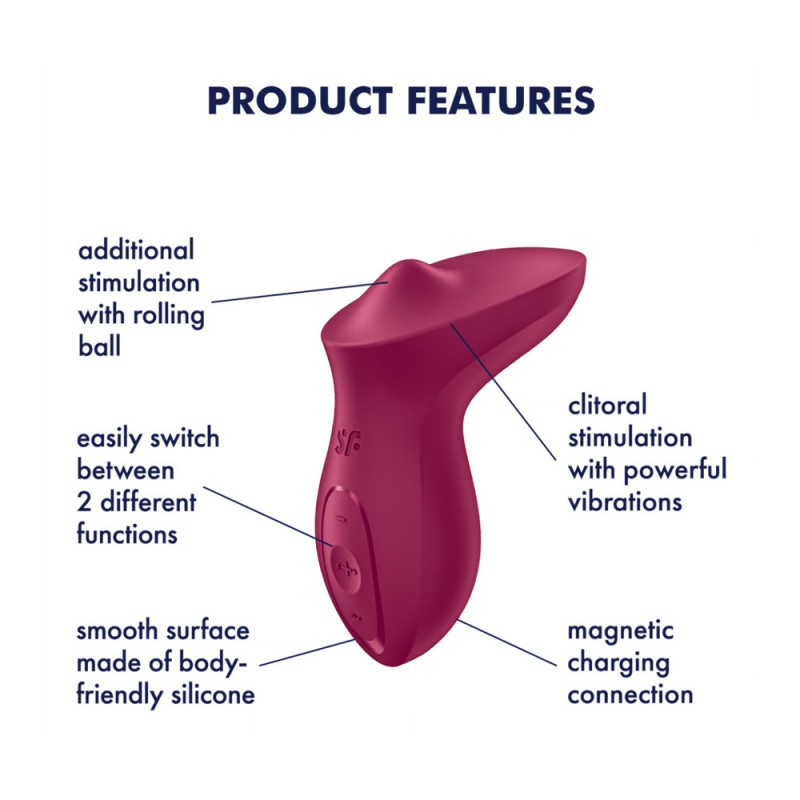 Satisfyer Exciterrr Clit Stimulator with Rolling Ball1