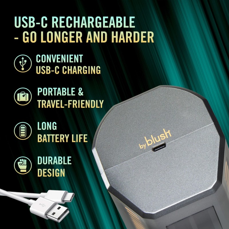 M For Men SpinMaster Pro Vibrating Stroking Automatic  Masturbator