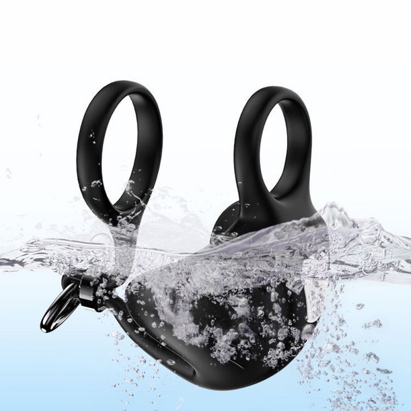 Penis Ring Wrap Scrotum Double Ring Time Delay Sex Toy