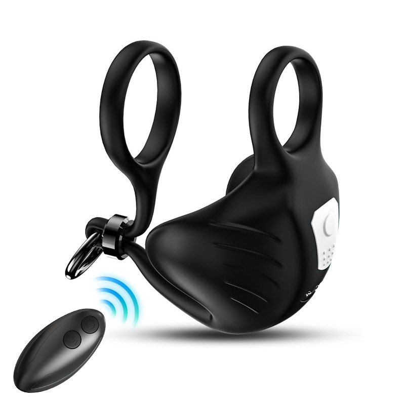 Penis Ring Wrap Scrotum Double Ring Time Delay Sex Toy