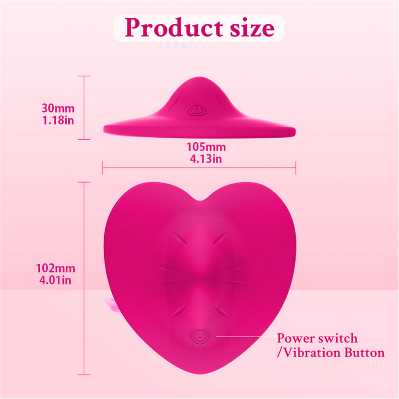 Vibrating Pad Female Masturbation Silicone Clitoral Stimulation