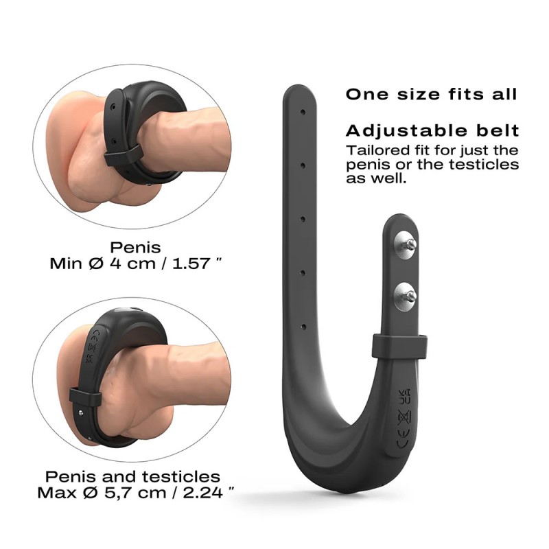 Adjustable Vibrating Fit Vibe Cock Ring2