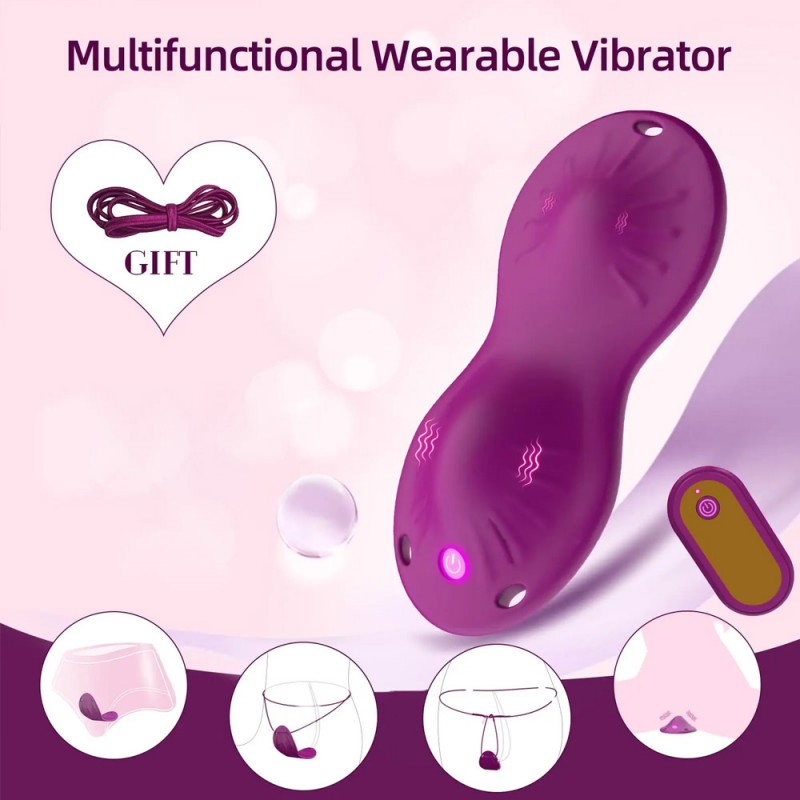 Mini Clitoral Vibrator Sex Pad Wireless Remote Control