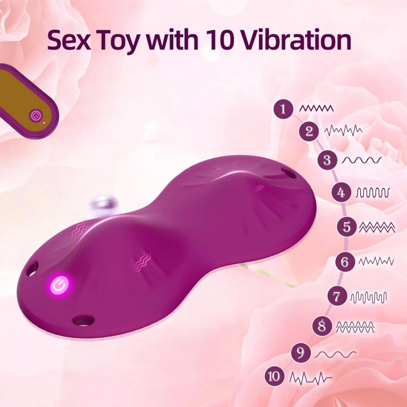 Mini Clitoral Vibrator Sex Pad Wireless Remote Control