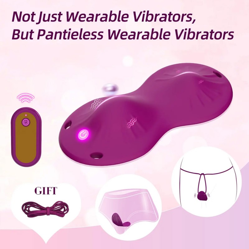 Mini Clitoral Vibrator Sex Pad Wireless Remote Control