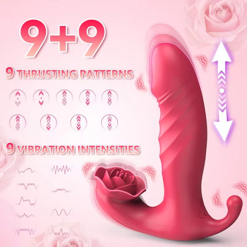 3 in 1 Thrusting Wearable Vibrator Clitoral & Anal Stimulator with Remote2