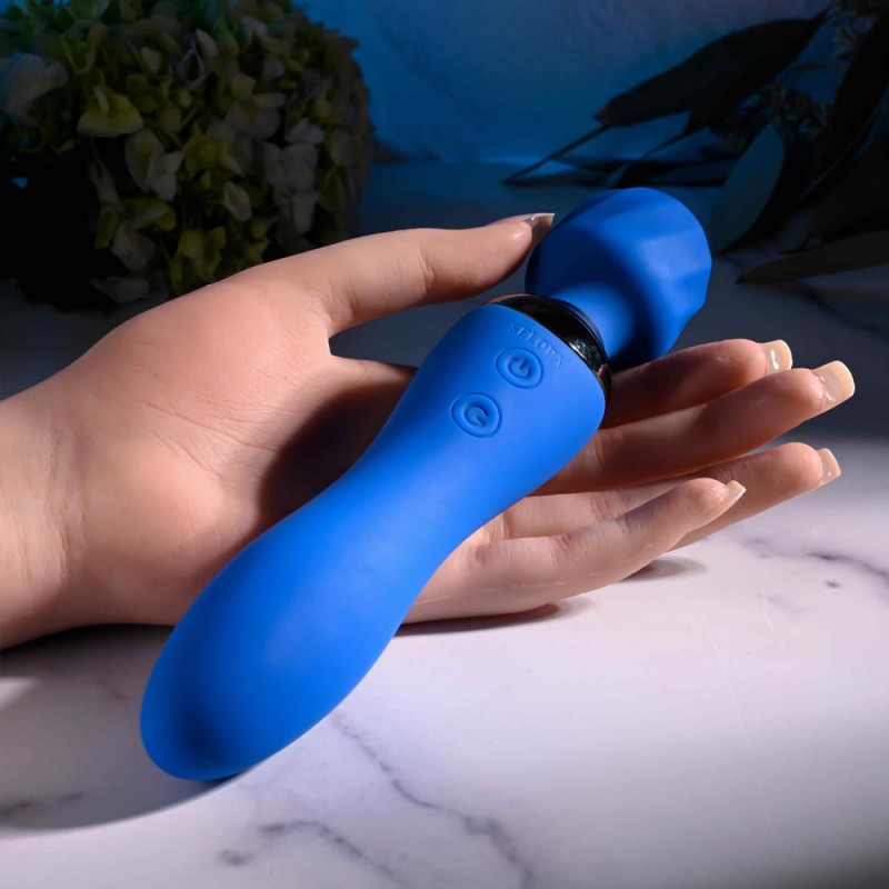 Blue Belle Double-Ended G-Spot Wand Vibrator