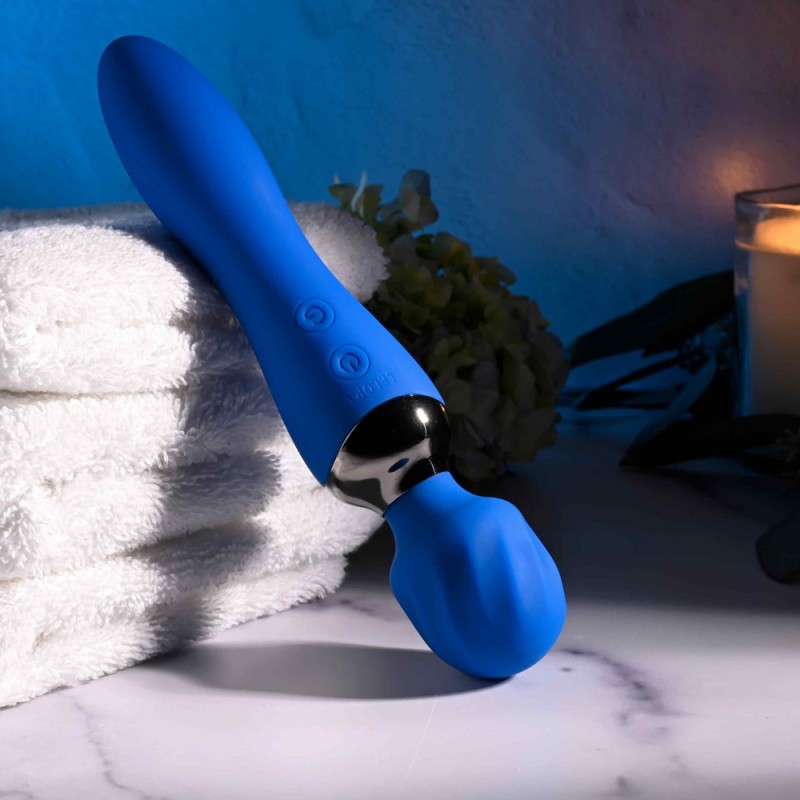 Blue Belle Double-Ended G-Spot Wand Vibrator2