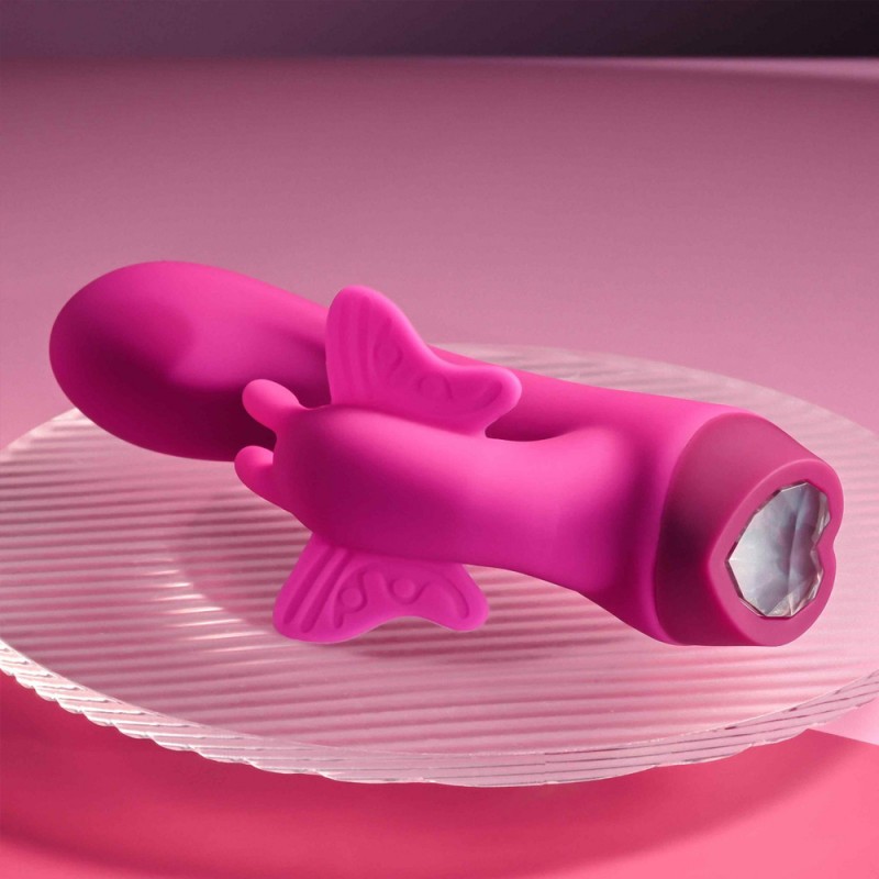 Butterfly Love Rabbit G-Spot Vibrator with Gem Button6