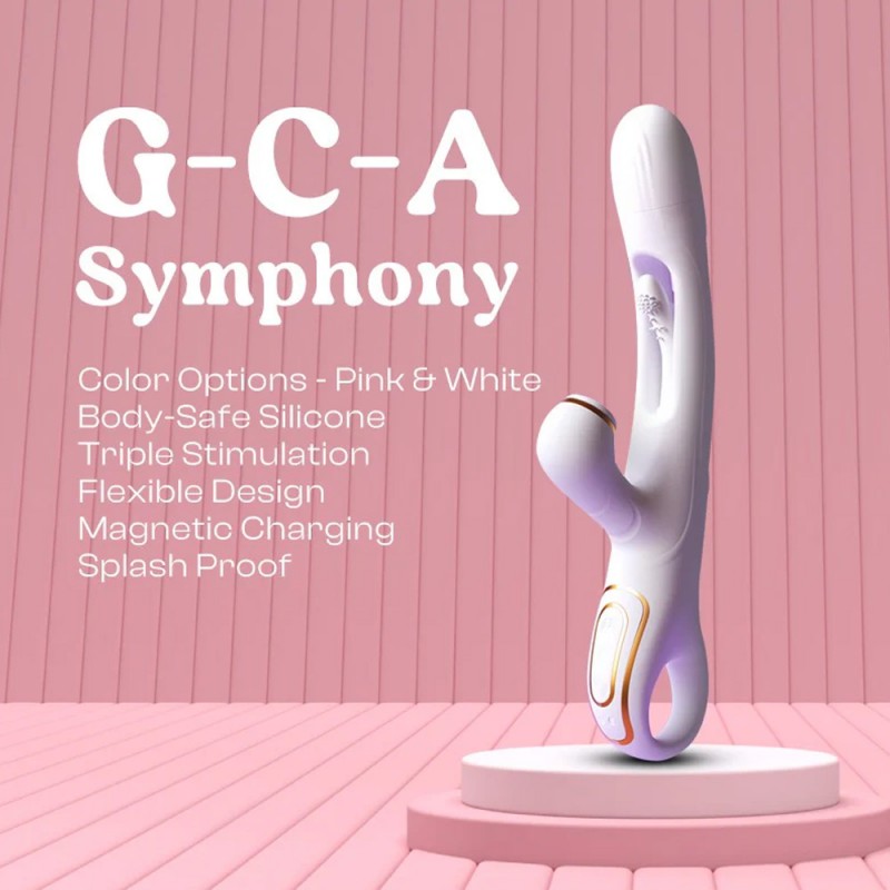 Clit Sucking Vibrator Flapping Rabbit Luxe Wand G Spot Sex Toy