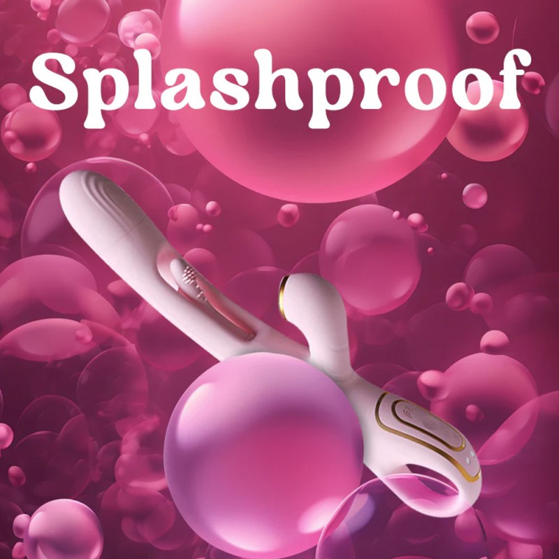 Clit Sucking Vibrator Flapping Rabbit Luxe Wand G Spot Sex Toy