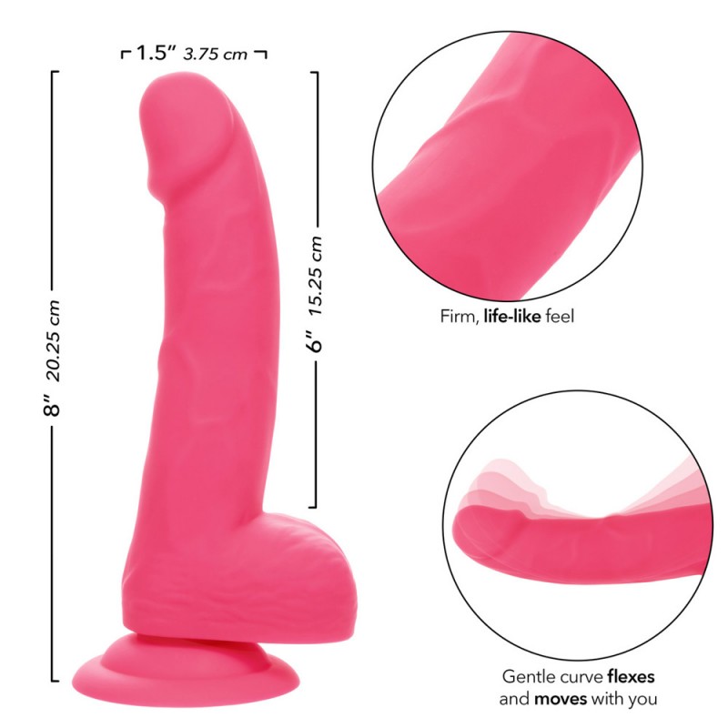 CalExotics Neon Silicone Realistic Dildo Studs
