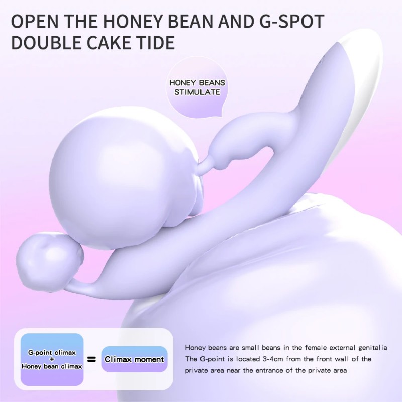 Raabit G-Spot Vibrator Clitoral Massager with Bunny Ears Flapping6