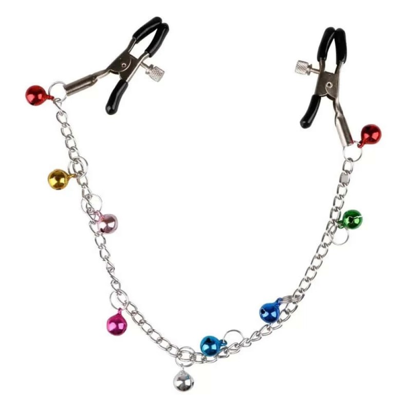 Nipple Clamps With Bells For Pressure BDSM Nipple Clip