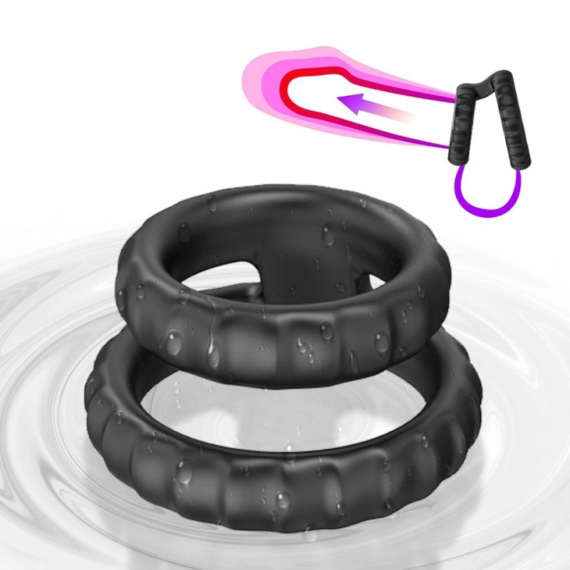Cock Ring Cyclone Glans Sleeve Lock for Long Lasting Male Sex