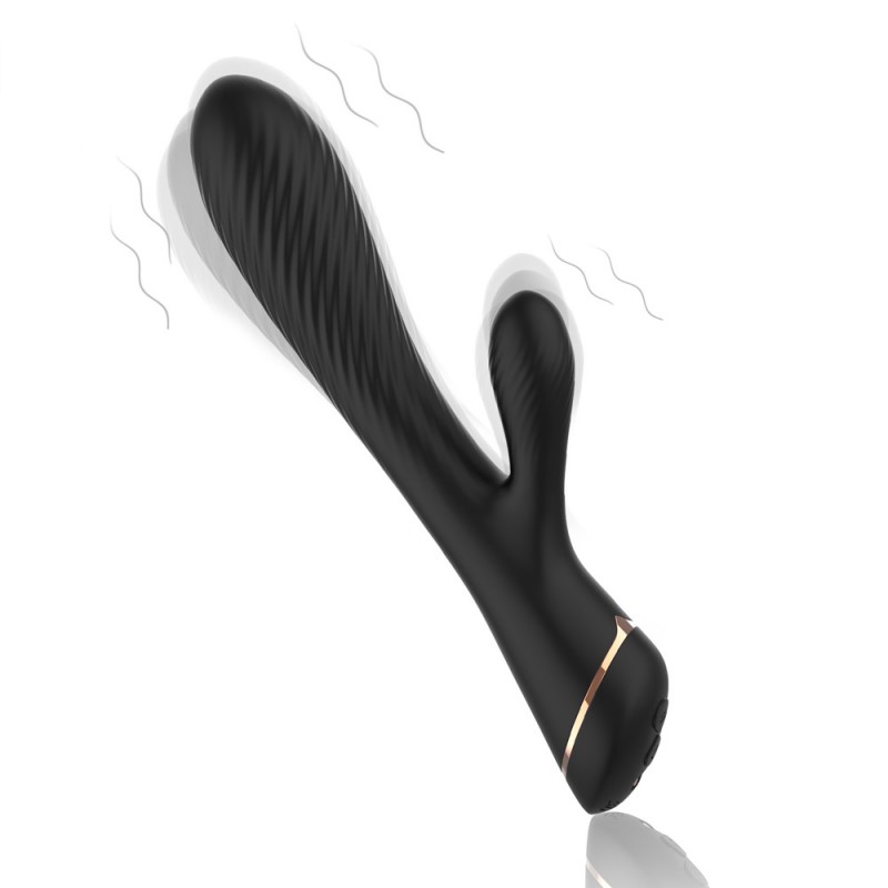 Luxury Spiral Textured Rabbit Vibrator G Spot Stimulator